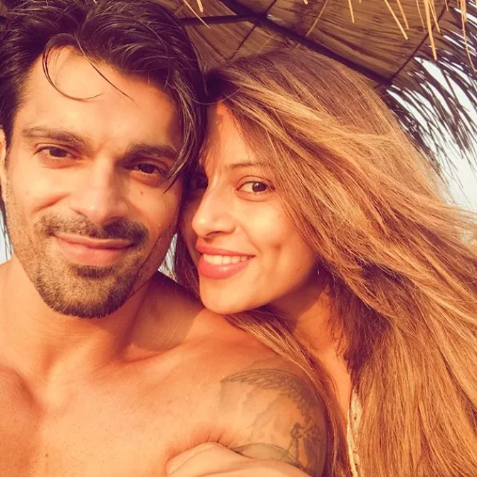 Bipasha Basu Singh Grover and Karan Singh Grover