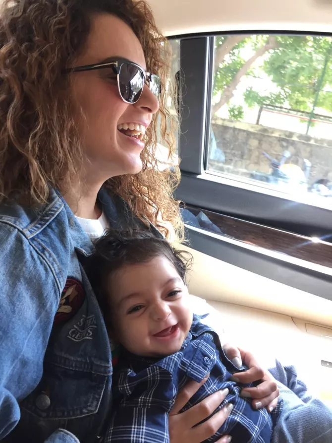 Kangana Ranaut and Prithvi Raj Chandel