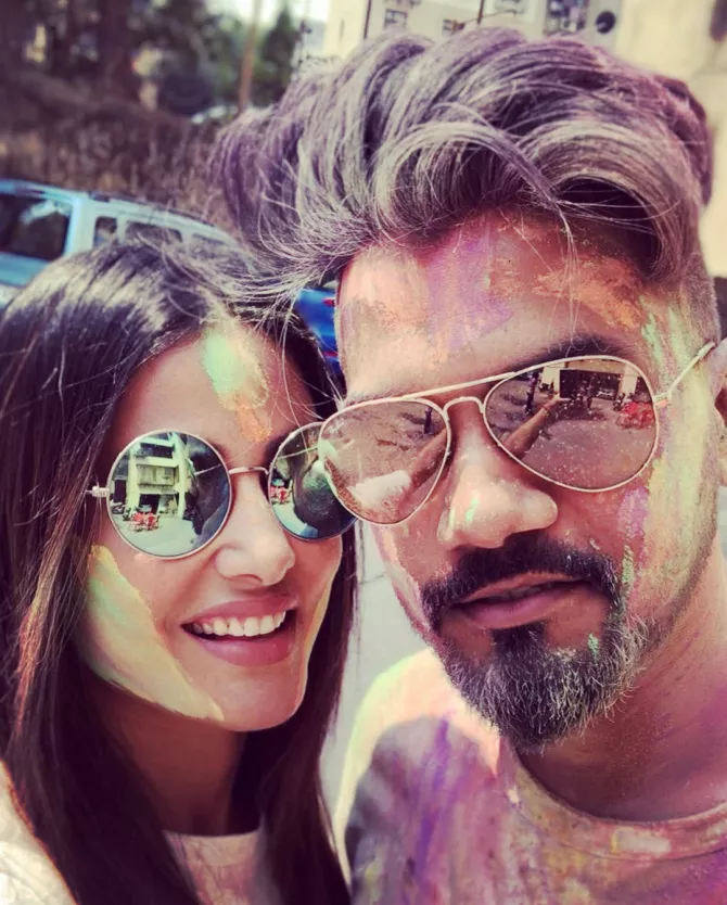 Hina Khan and Rocky Jaiswal