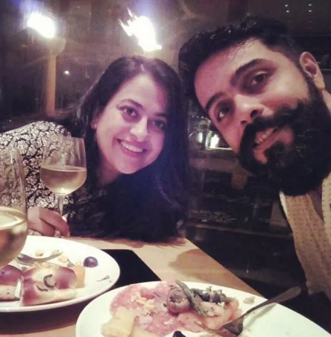 Nitika Anand Mukherjee and Indrajit Mukherjee