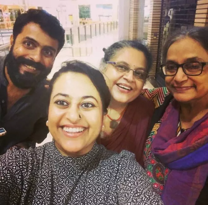 Nitika Anand Mukherjee and Indrajit Mukherjee