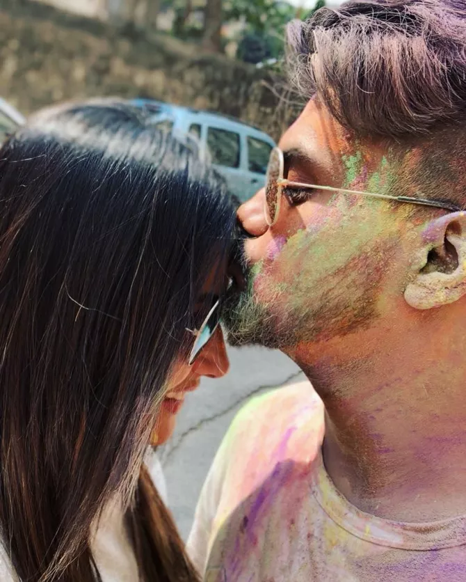 Hina Khan and Rocky Jaiswal