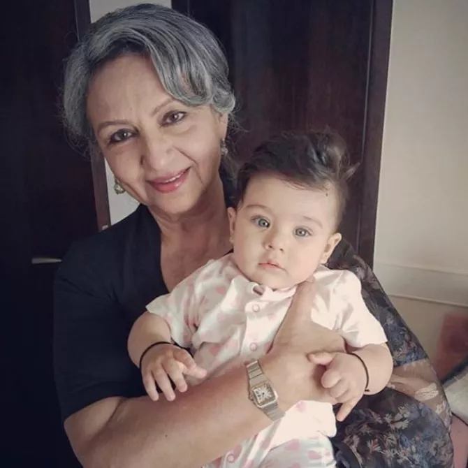Sharmila Tagore and Inaaya Naumi Kemmu