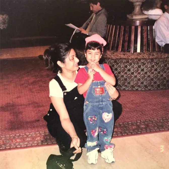 Sridevi Kapoor and Janhvi Kapoor