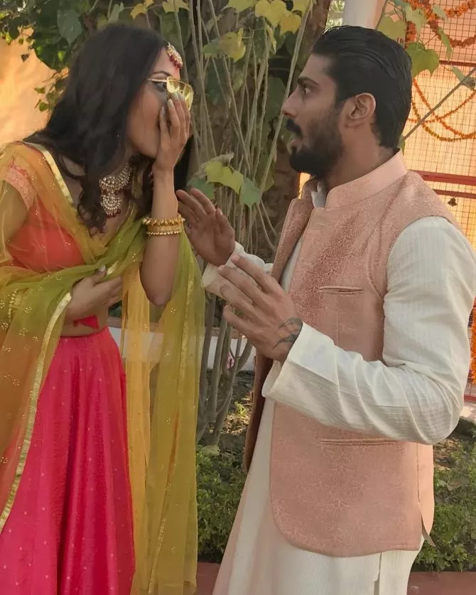 Prateik Babbar and Sanya Sagar