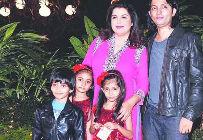 Farah Khan Kunder and Shirish Kunder