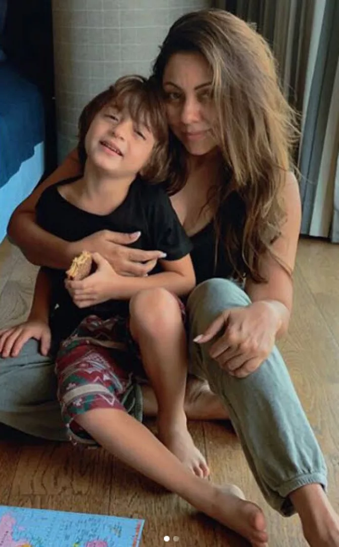 Shah rukh gauri wish abram