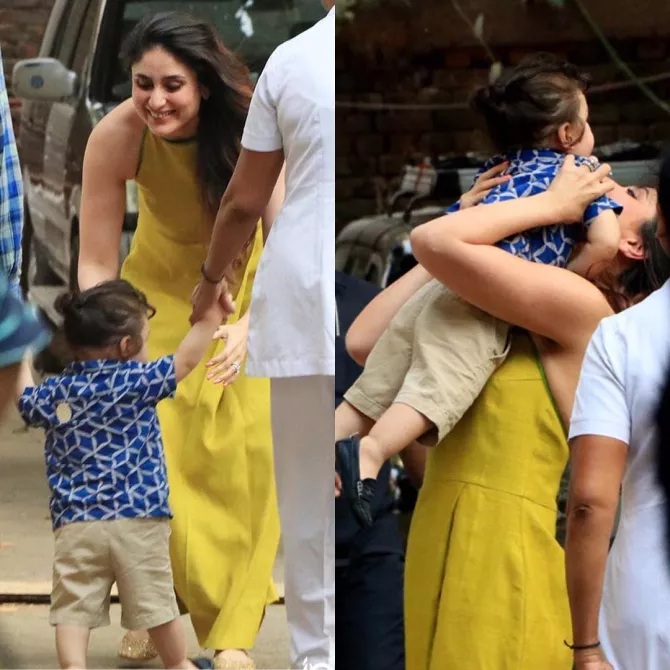 Kareena Kapoor Khan and Taimur Ali Khan