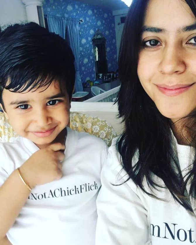 Ekta Kapoor and Laksshya Kapoor