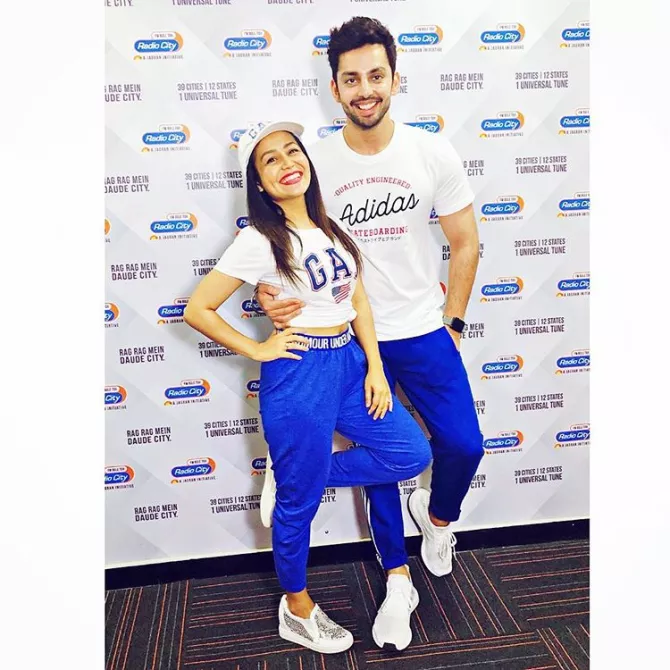 Neha Kakkar and Himansh Kohli