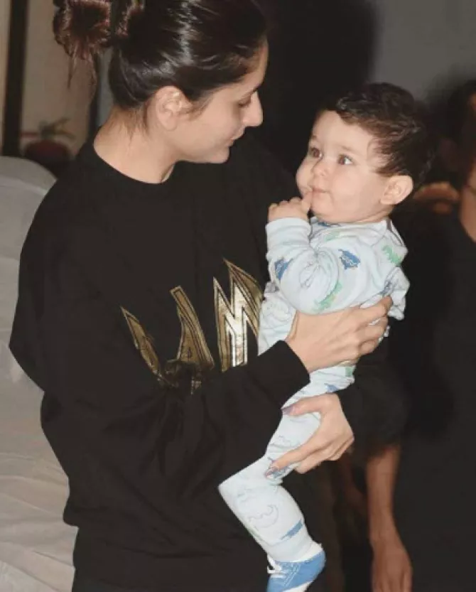 Kareena Kapoor Khan and Taimur Ali Khan