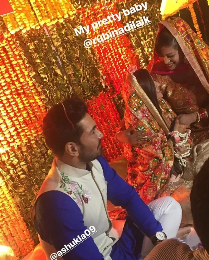 Rubina Dilaik and Abhinav Shukla