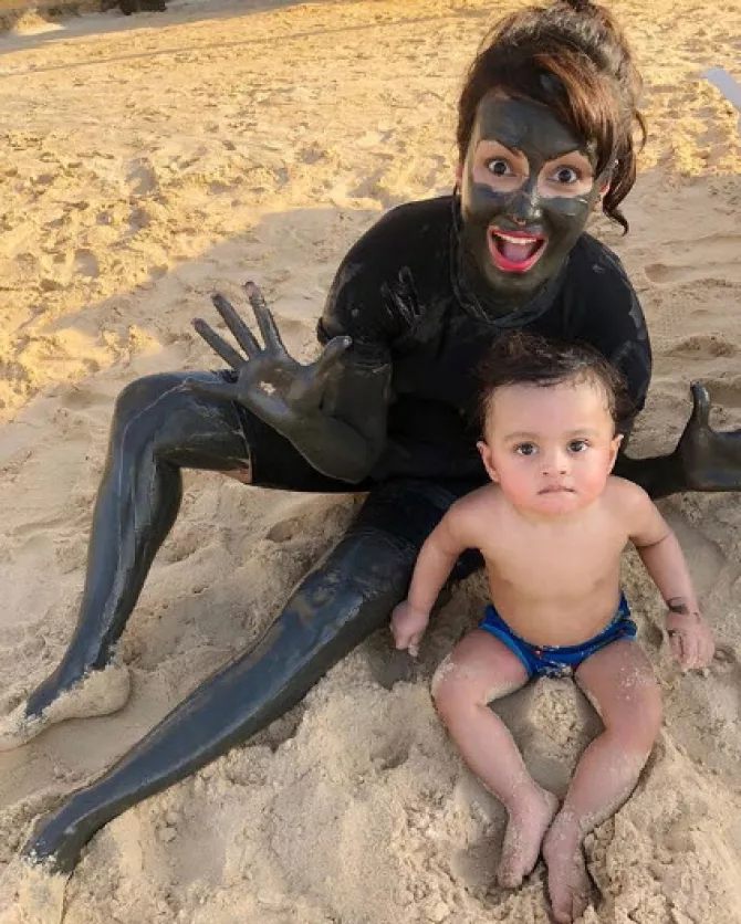 Nisha Rawal and Kavish Mehra