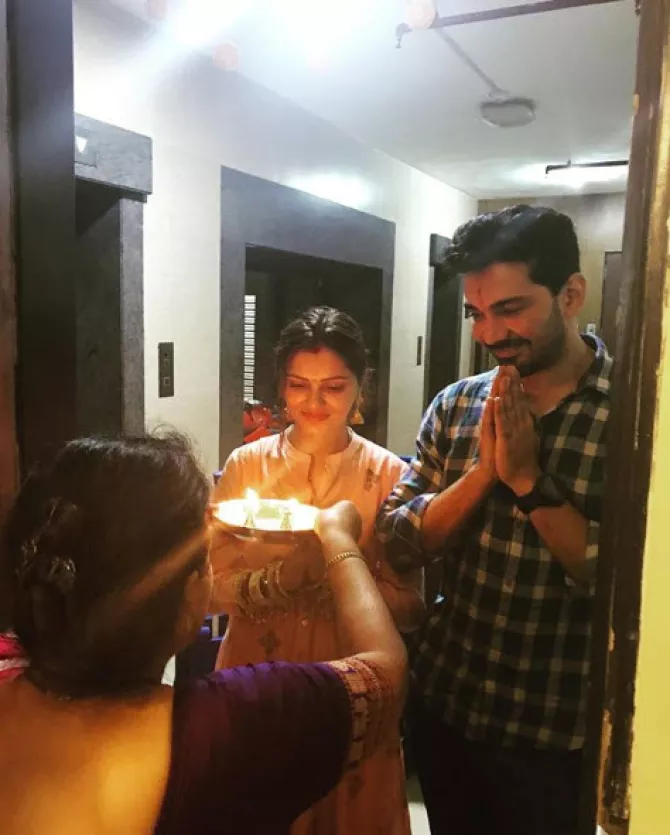 Rubina Dilaik and Abhinav Shukla
