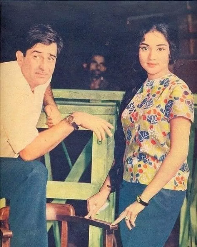 Raj Kapoor and Vyjayanthimala