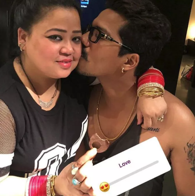 Bharti Singh and Haarsh Limbachiyaa