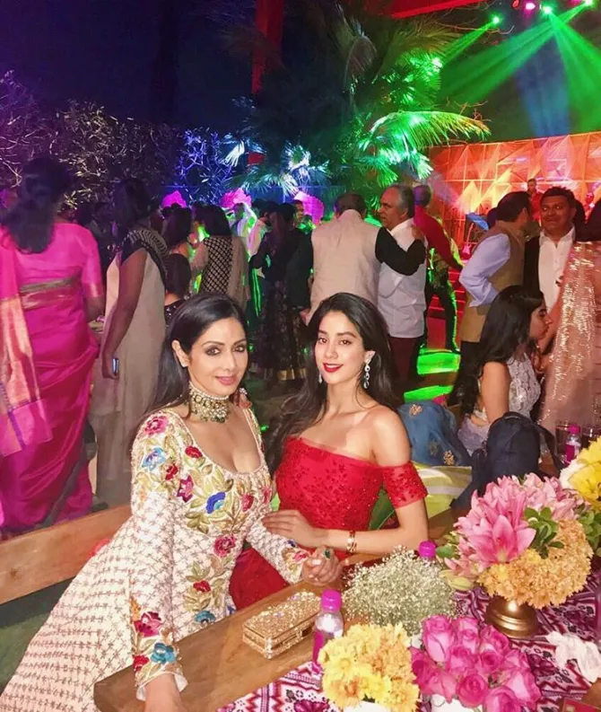 Janhvi Kapoor and Sridevi