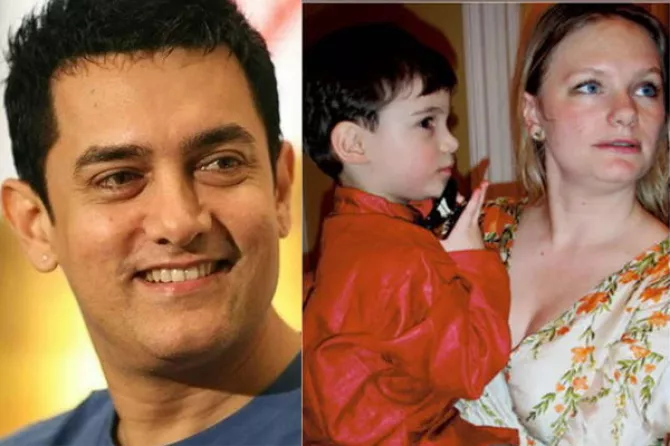 Aamir Khan and Jessica Hines