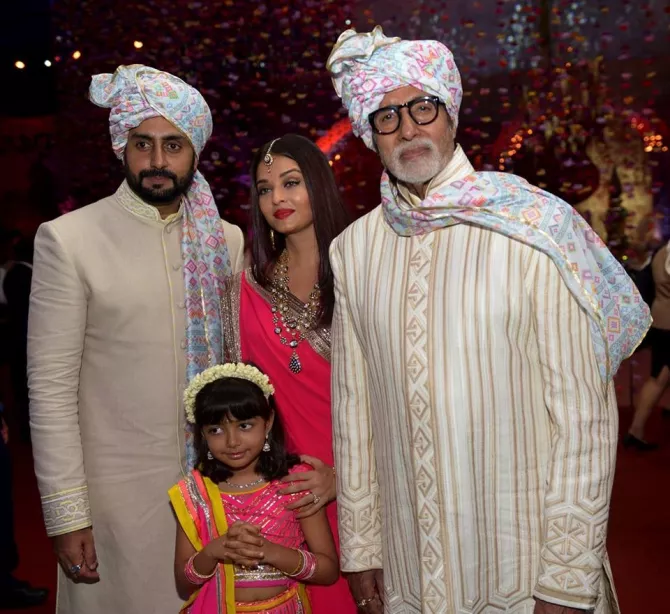 Abhishek Bachchan Amitabh Bachchan, Aishwarya Rai Bachchan and Aaradhya Bachchan