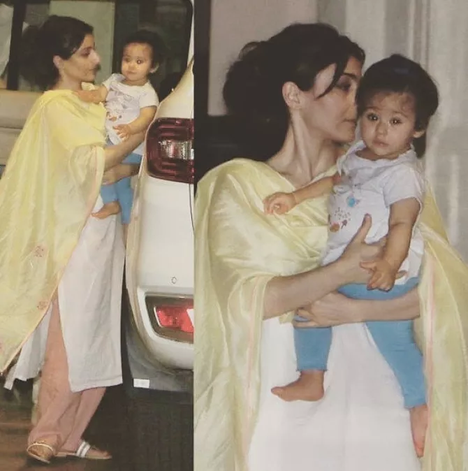 Inaaya naumi kemmu another playdate with cousin taimur ali khan