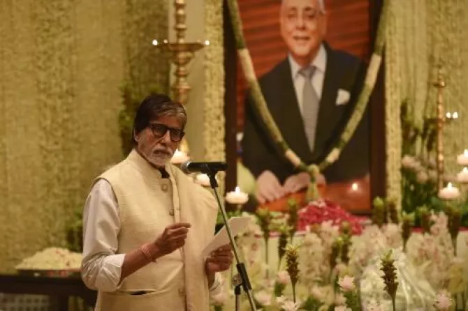 Amitabh Bachchan wrote an emotional note after rajan nanda prayer meet