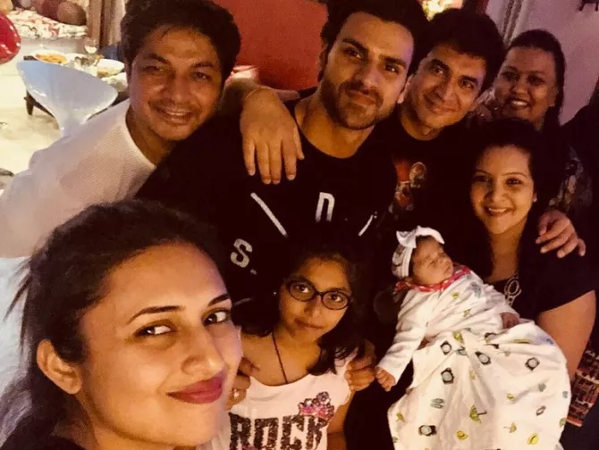 Divyanka Tripathi And Vivek Dahiya Meet Snehal Sahay Newborn Baby