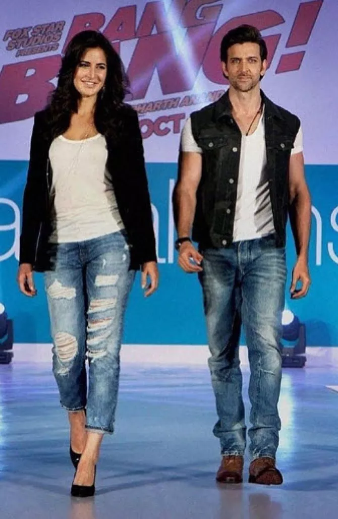 Hrithik Roshan and Katrina Kaif