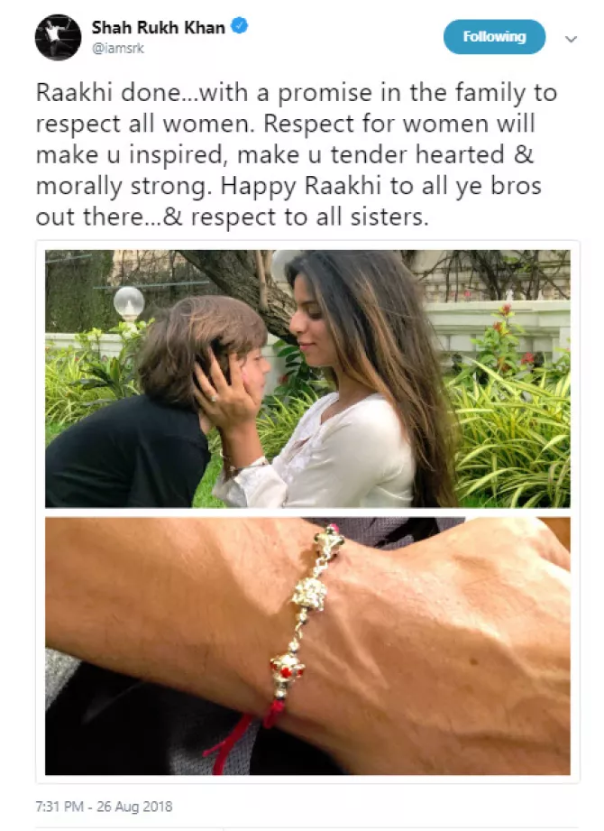 Shah Rukh Khan And His Family Made A Big Promise Together On This Raksha Bandhan