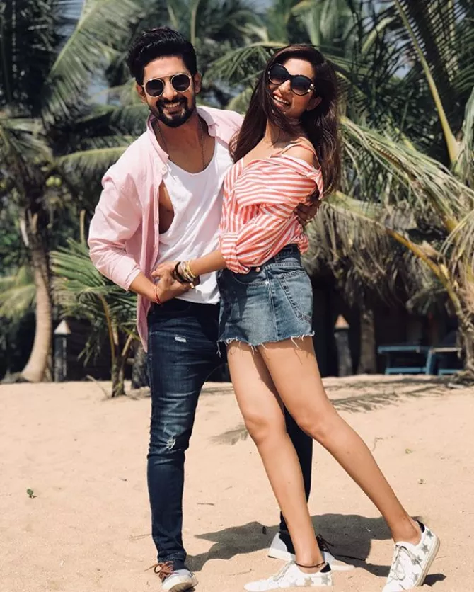 Ravi Dubey and Sargun Mehta