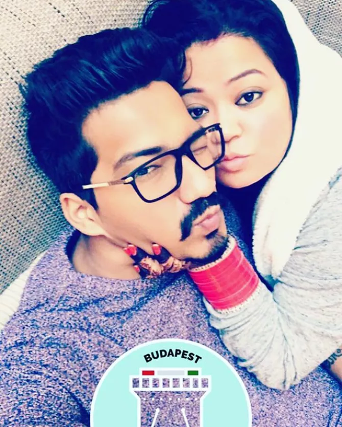 Bharti Singh And Haarsh Limbachiyaa PDA