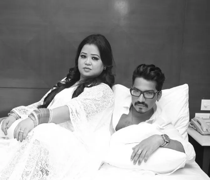 Bharti Singh And Haarsh Limbachiyaa PDA