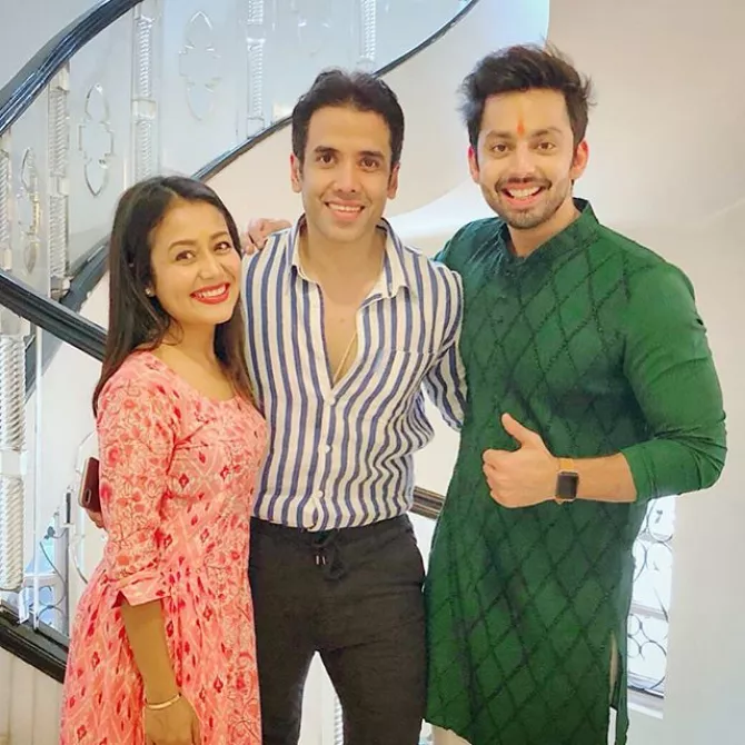 Tusshar Kapoor, Neha Kakkar and Himansh Kohli