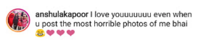 Arjun Kapoor and Anshula Kapoor