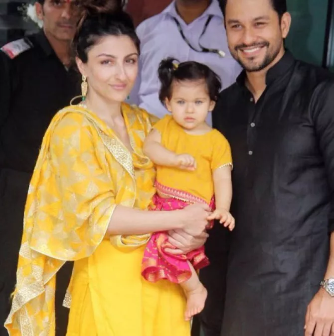 Inaaya Naumi Kemmu, Kunal Kemmu and Soha Ali Khan