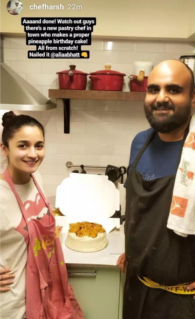 Alia Bhatt turned baker 