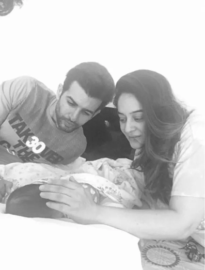 Mahhi Vij, Jay Bhanushali and Tara Jay Bhanushali