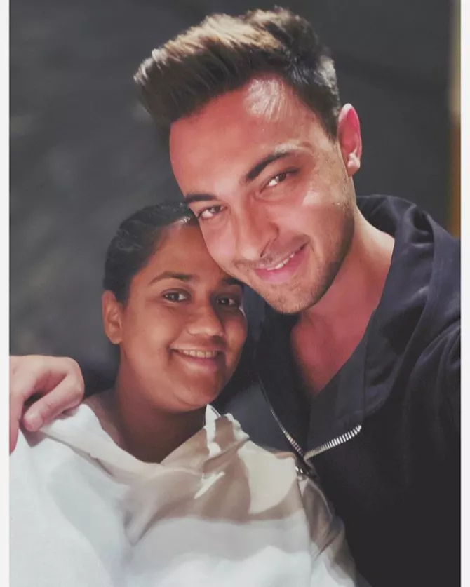 Arpita Khan Sharma and Aayush Sharma