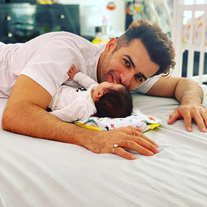 Jay Bhanushali and Tara Jay Bhanushali