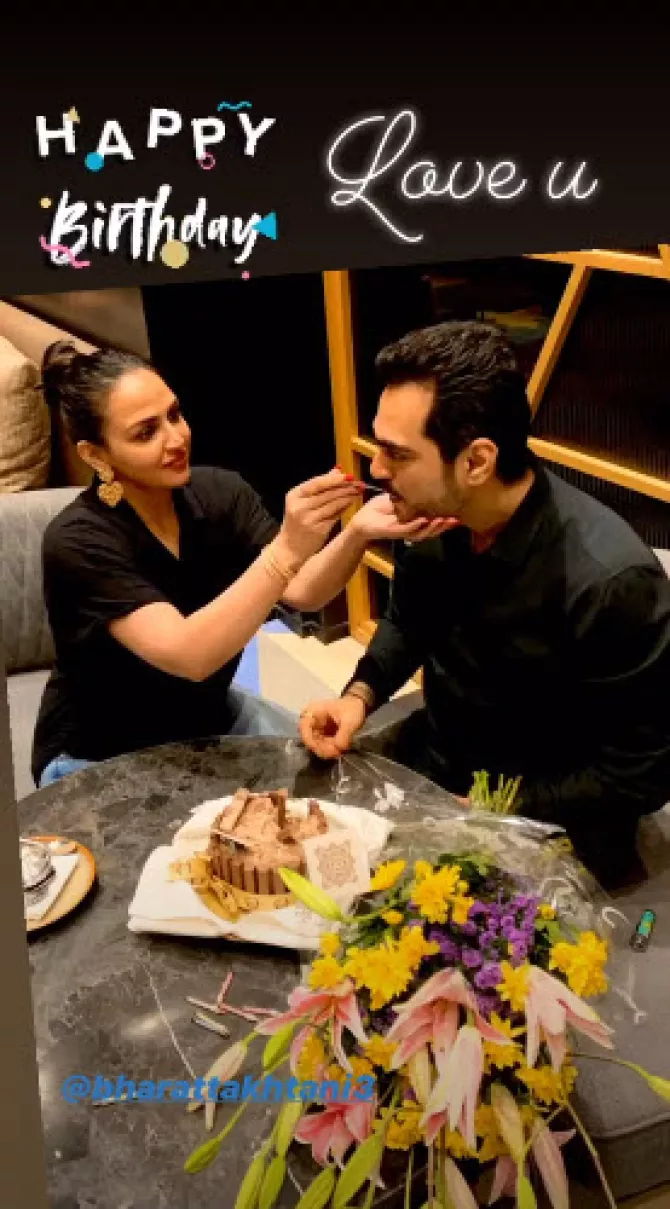Esha Deol and Bharat Takhtani