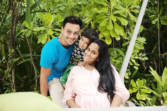 Arpita Khan Sharma, Aayush Sharma and Ahil Sharma