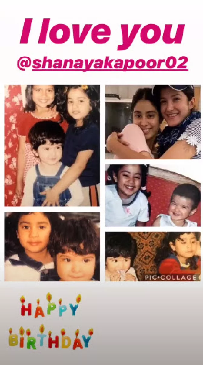 Shanaya Kapoor and Janhvi Kapoor