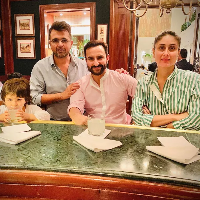 Saif Ali Khan, Kareena Kapoor Khan and Taimur Ali Khan