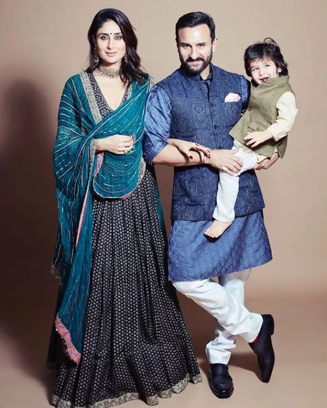 Saif Ali Khan, Kareena Kapoor Khan and Taimur Ali Khan