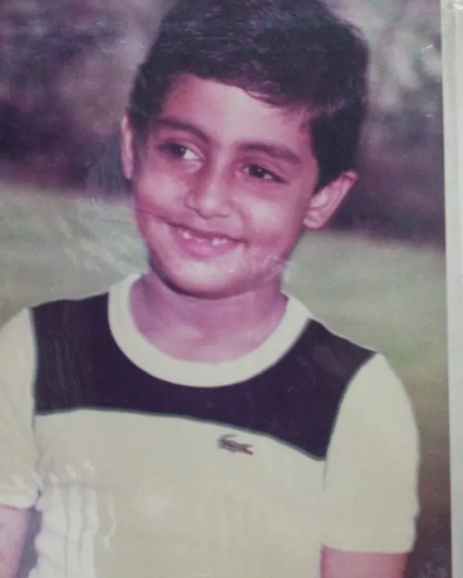 Abhishek Bachchan childhood