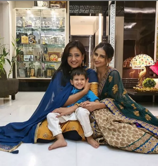 Shweta Tiwari's kids