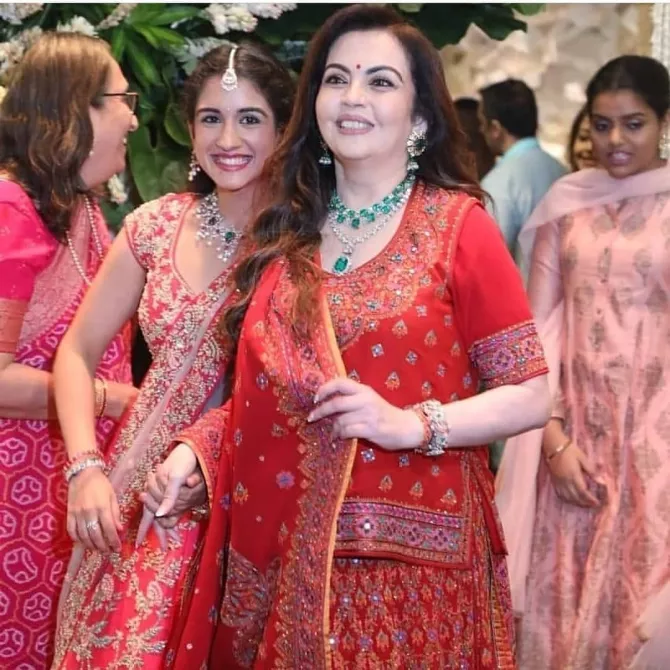 Nita Ambani and Radhika Merchant