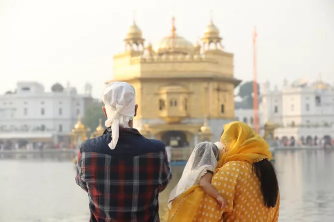 Neha Dhupia, Angad Bedi and Mehr Dhupia Bedi