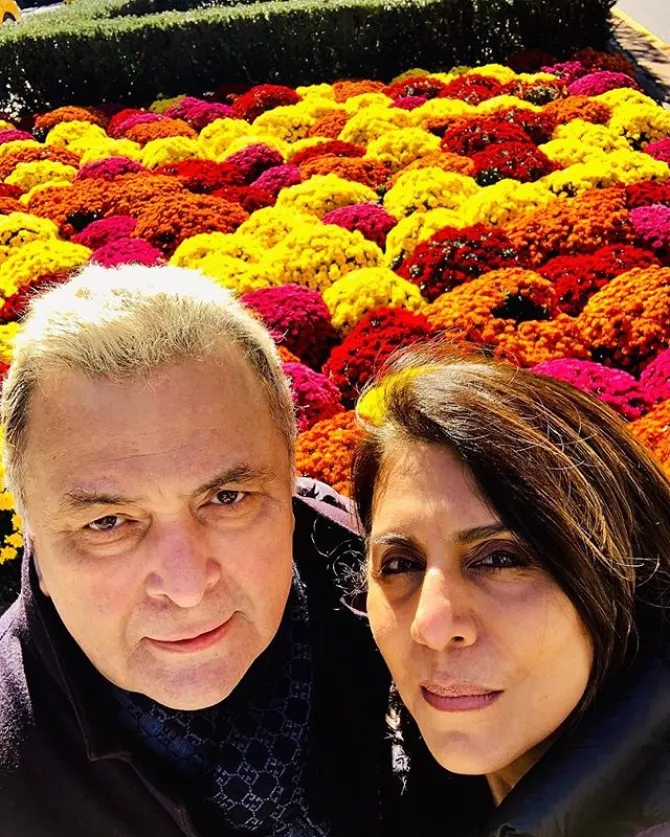 Neetu Kapoor and Rishi Kapoor