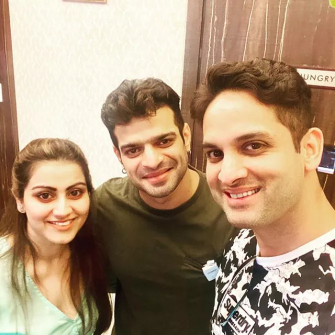Karan Patel, Priyanka Vikaas Kalantri and Vikaas Kalantri
