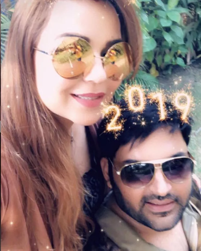 Kapil Sharma And Ginni Chatrath New Year